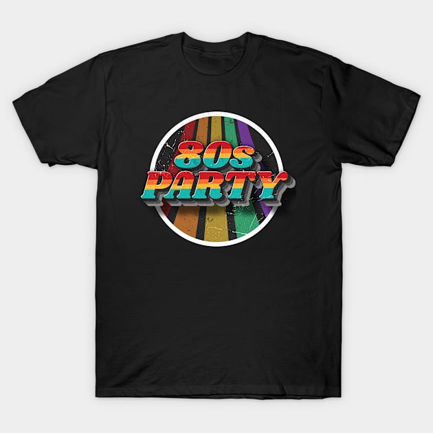 80s Party T-Shirt by moslemme.id